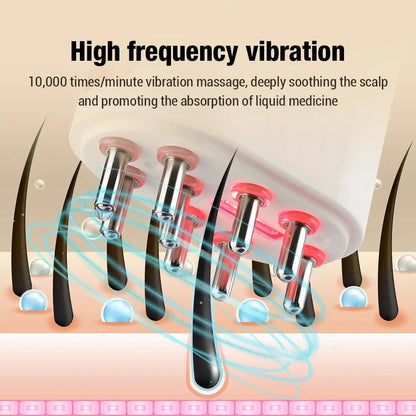 Micro-current Scalp Massage Comb Medicine Liquid Oil Applicator